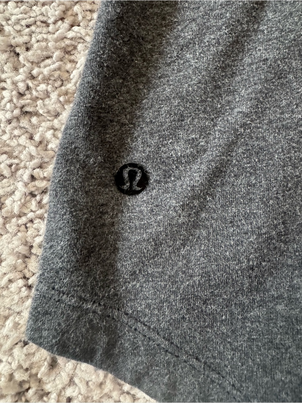 Lululemon Women’s Dark Grey Racerback Tank Top with Bra Size 4 - Picture 4 of 7